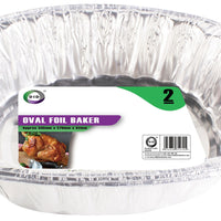 2pc Oval Foil Baker