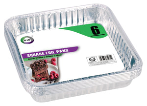 5pc Square Foil Pans