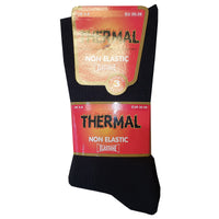 Ladies Thermal Non Elastic Top Diabetic Socks 3pp