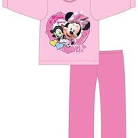Girls Toddler Disney Minnie Mouse Long Sleeve Pyjama PJs Set