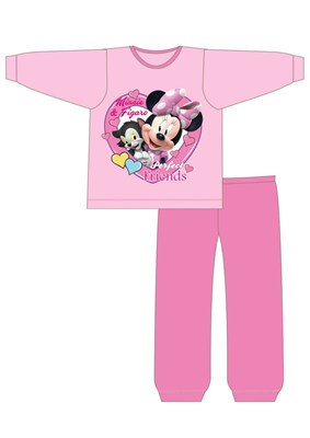 Girls Toddler Disney Minnie Mouse Long Sleeve Pyjama PJs Set