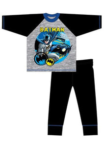 Boys Licensed Batman Long Sleeve Pyjama PJs Set