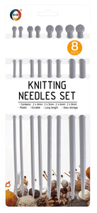 8pc Knitting Needles Set