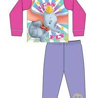 Girls Toddler Licenced Dumbo Sub Long Pyjama PJs Set