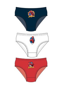 Boys Kids Character Spiderman Underwear Briefs (3 Pack)