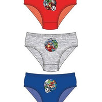 Boys Avengers Licenced Character 3pk Briefs