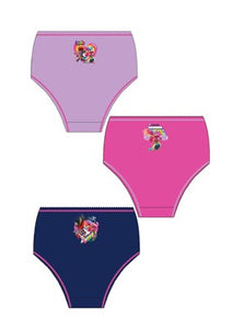 Girls Licenced Trolls Underwear Briefs (3 Pack)