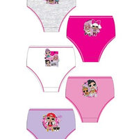 Girls Licenced LOL Surprise Underwear Briefs (5 Pack)