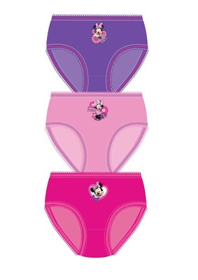 Buy Wholesale Girls Childrens Disney Minnie Mouse Briefs (3 Pack
