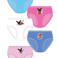 Girls Licenced Bing Underwear Briefs (5 Pack)