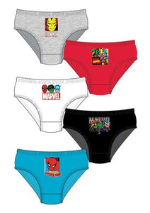 Boys Marvel Comics Underwear Briefs (5 Pack)