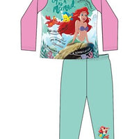Girls Older Character Little Mermaid Sub Long Pyjama PJs Set