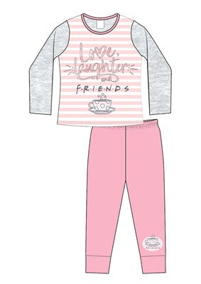 Girls Older Licenced Friends Sub Pyjama PJs Set