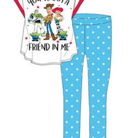 Ladies Womens Character Licensed Toy Story Pyjama PJs Set