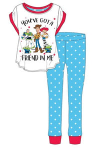 Ladies Womens Character Licensed Toy Story Pyjama PJs Set