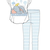 Ladies Licenced Dumbo Long Pyjama PJs Set