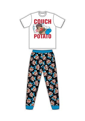 Mens Mr Potato Head Pyjama PJs Set