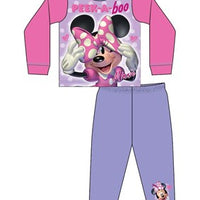 Girls Toddler Disney Minnie Mouse Sub Pyjama PJs Set
