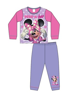 Girls Toddler Disney Minnie Mouse Sub Pyjama PJs Set