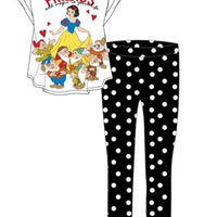 Ladies Disney Snow White Long Pyjama PJs Set
