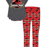Ladies Licenced Jurassic Park Pyjama PJs