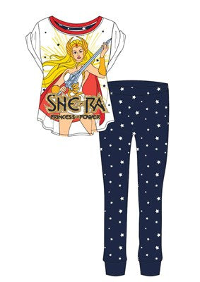 Ladies Womens Licenced She Ra Pyjama PJs Set