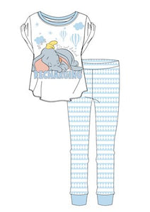 Ladies Dumbo Pyjama PJs Set