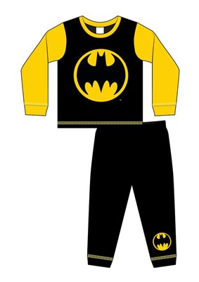 Boys Character Toddler Batman Sub Long Sleeve Pyjama PJs Set