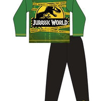 Boys Licensed Older Jurassic World Sub Long Sleeve Pyjama PJs Set