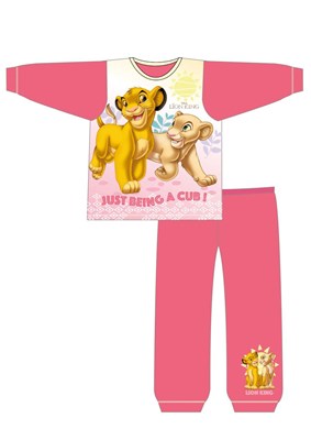 Girls Licesned Character Toddler Lion King Sub Pyjama PJs Set