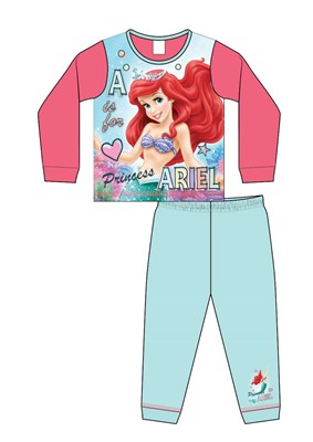 Girls Toddler Little Official Mermaid Sub Pyjama PJs Set