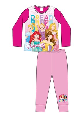 Girls Older Disney Princess Sub Pyjama PJs Set