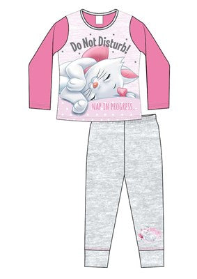 Girls Older Licensed Aristocats Marie Sub Pyjama PJs Set