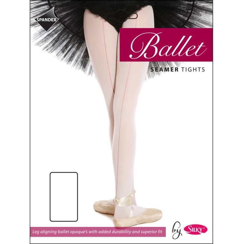 Ladies Ballet Seamed Tights - Adults