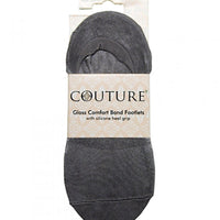 Ladies Couture Gloss Comfort Band Footlets 2PP